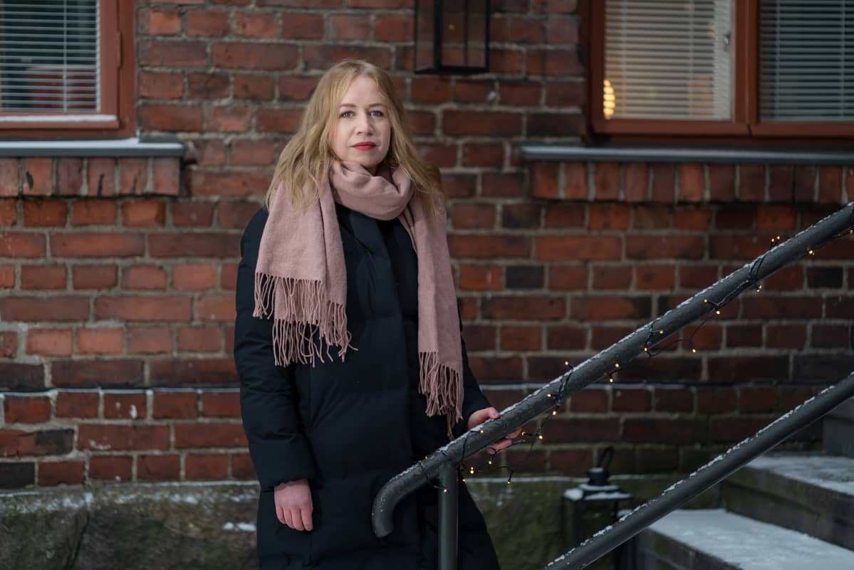 Helsingin yliopiston Viikin normaalikoulun historian ja yhteiskuntaopin opettaja Nina Penttinen, Helsinki, 24.2.2021.