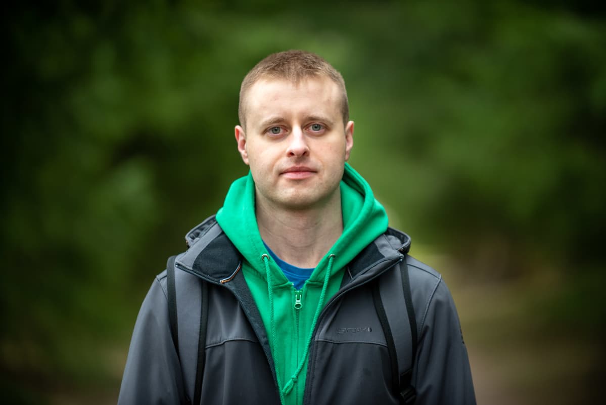 Valkovenäläinen aktiviisti Kiril Kirylaun. 27.4.2021.