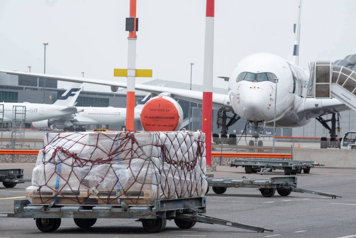 Finnair Cargo terminaali. 5.5.2021.