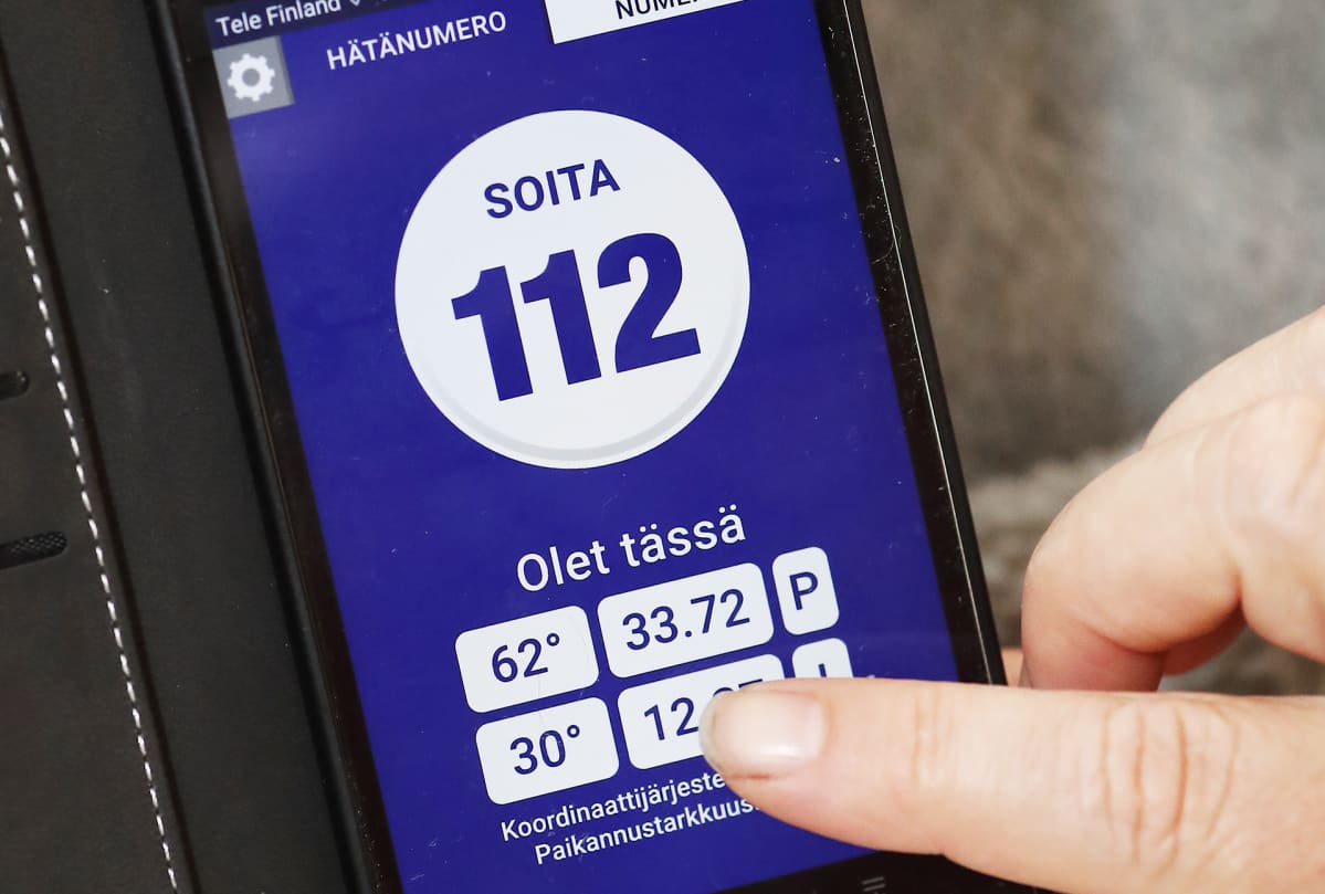 112-sovellus kännykässä