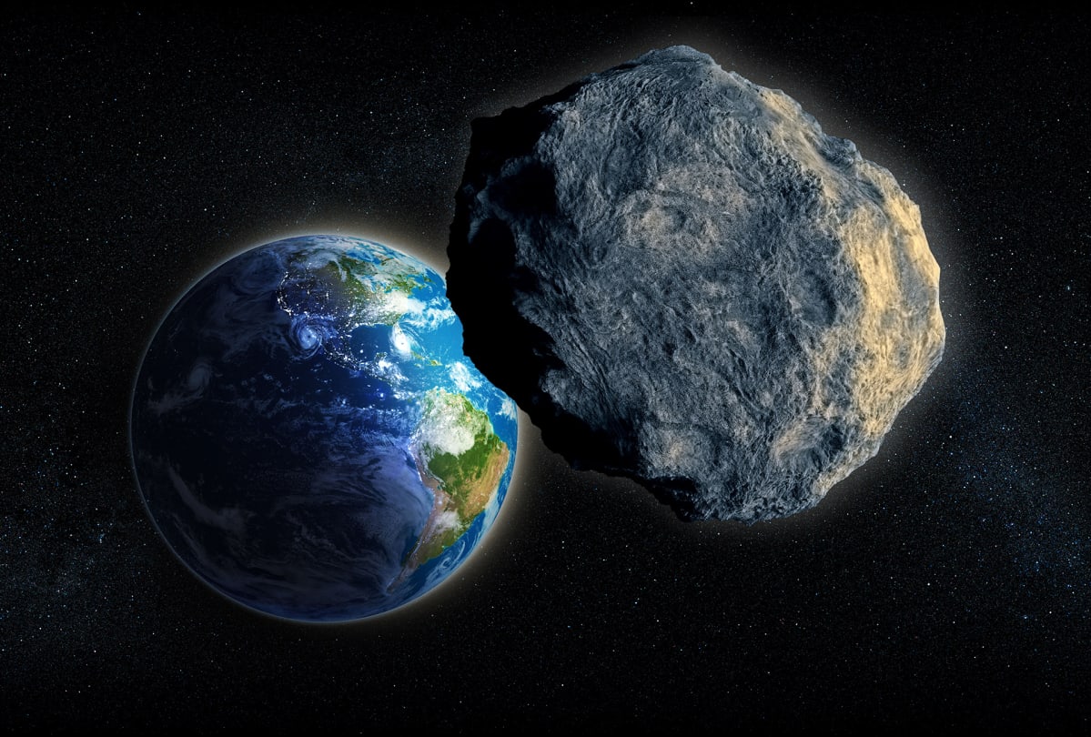 asteroidi lähestyy maata