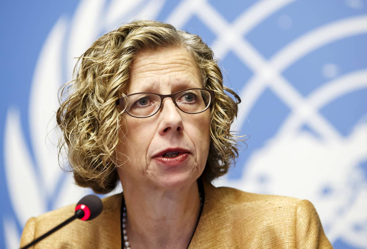 Kuvassa on Inger Andersen marraskuussa 2019.