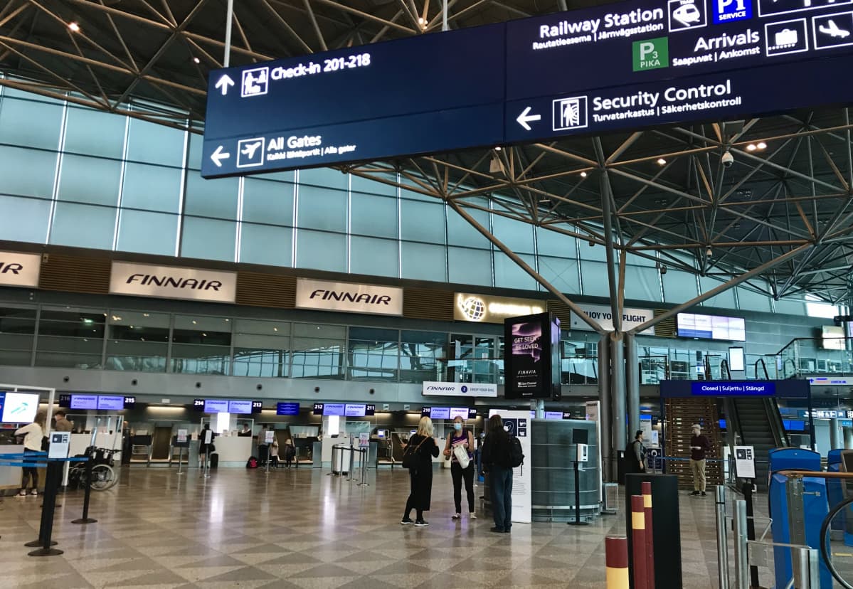 Helsinki-Vantaan lentoasema.