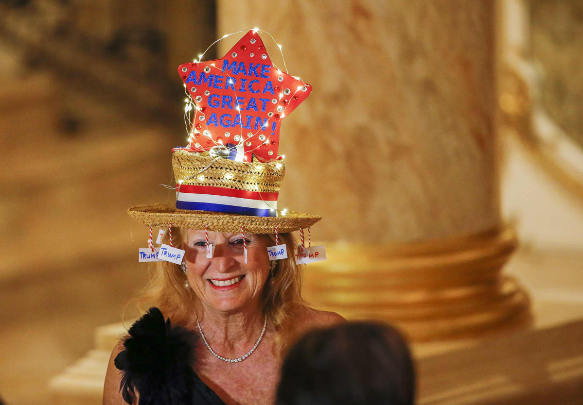 Donald Trumpin kannattaja Palm Beachissa, Floridassa, maaliskuussa 2016.