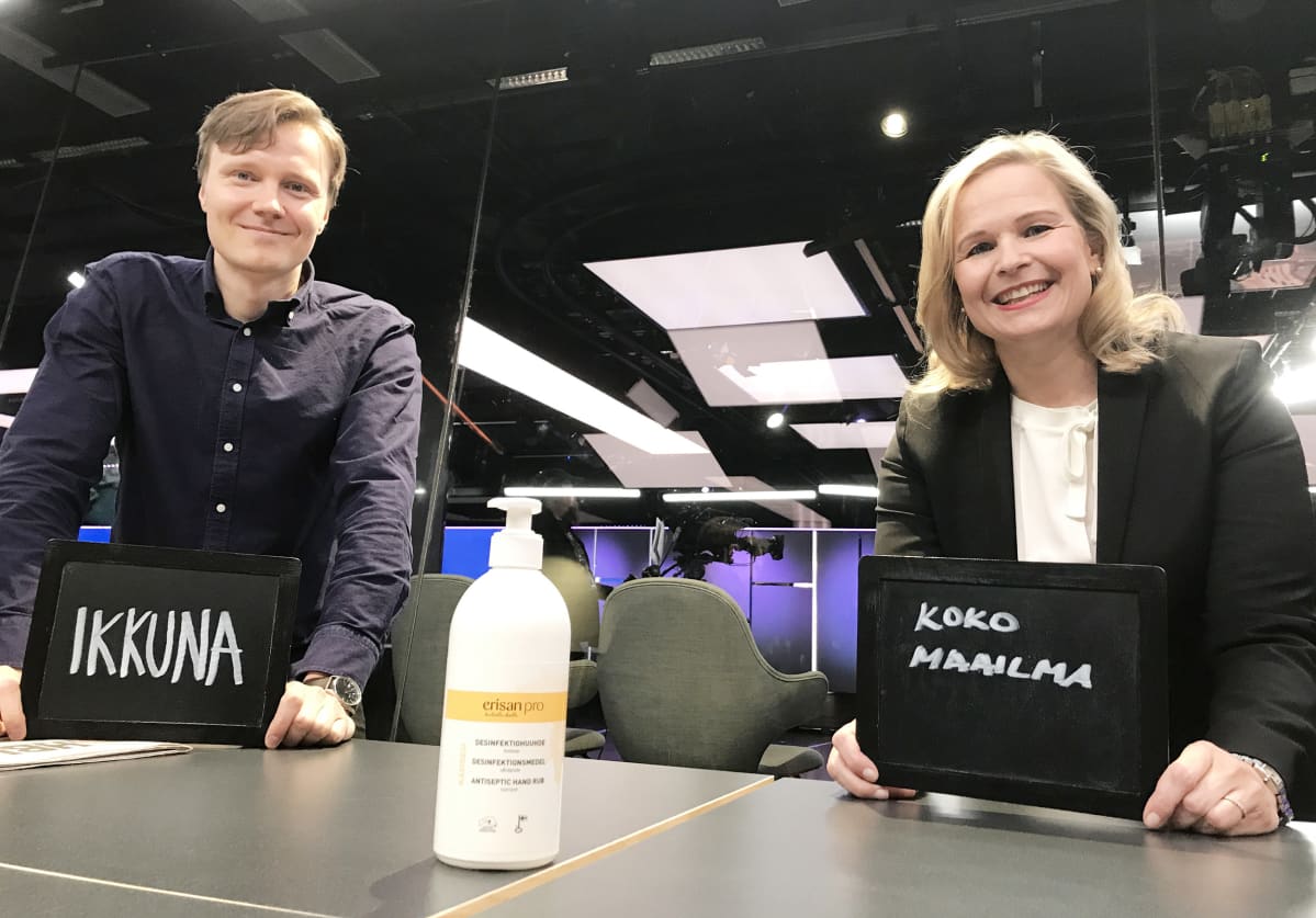 Viimeinen sana ohjelman Petja Pelli ja Krista Taubert
