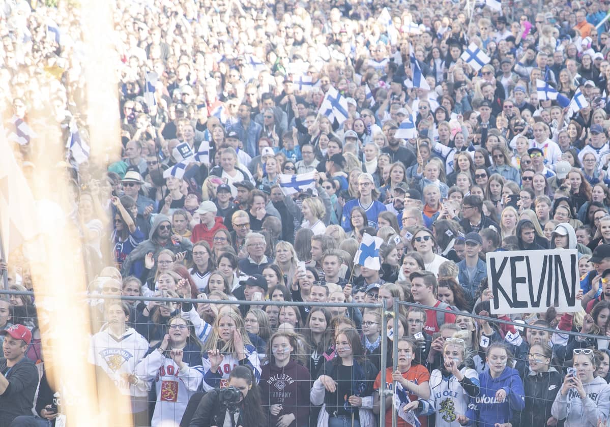 Leijonat MM-kultajuhla Tampere