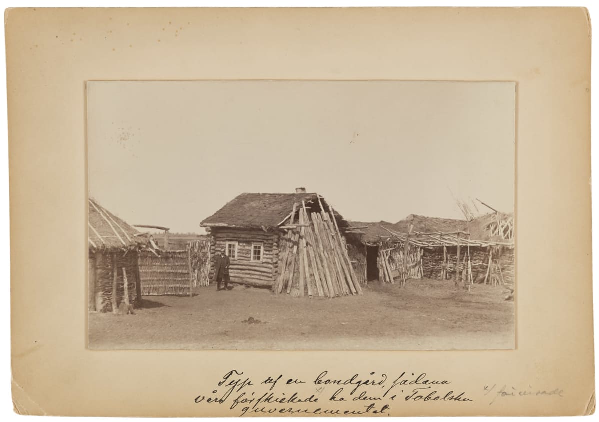 Maatila Tobolskin lähellä 1890-luvulla Venäjällä.