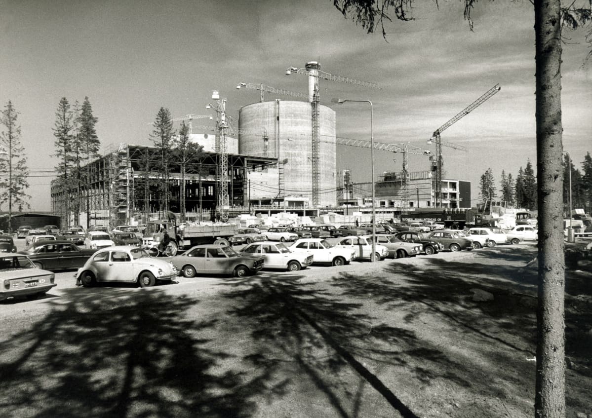 Loviisan ydinvoimalan harjannostajaiset toukokussa 1974.