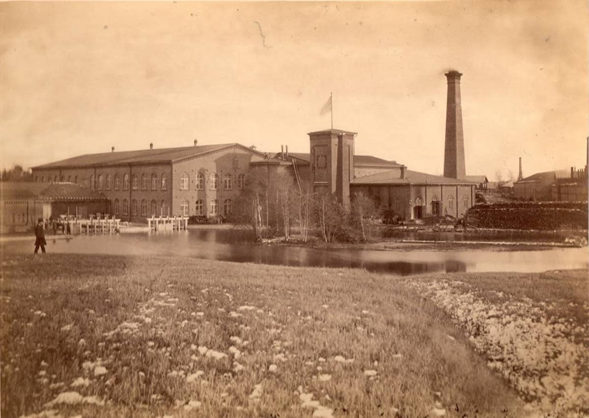 Forssan kehräämö vuonna 1879.