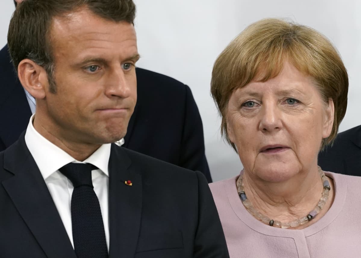 Emmanuel Macron ja Angela Merkel