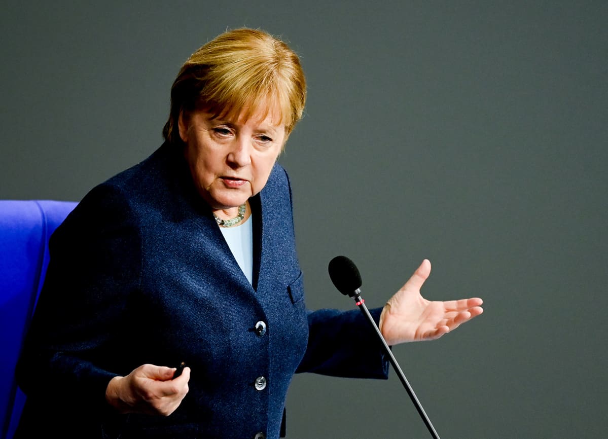Angela Merkel.