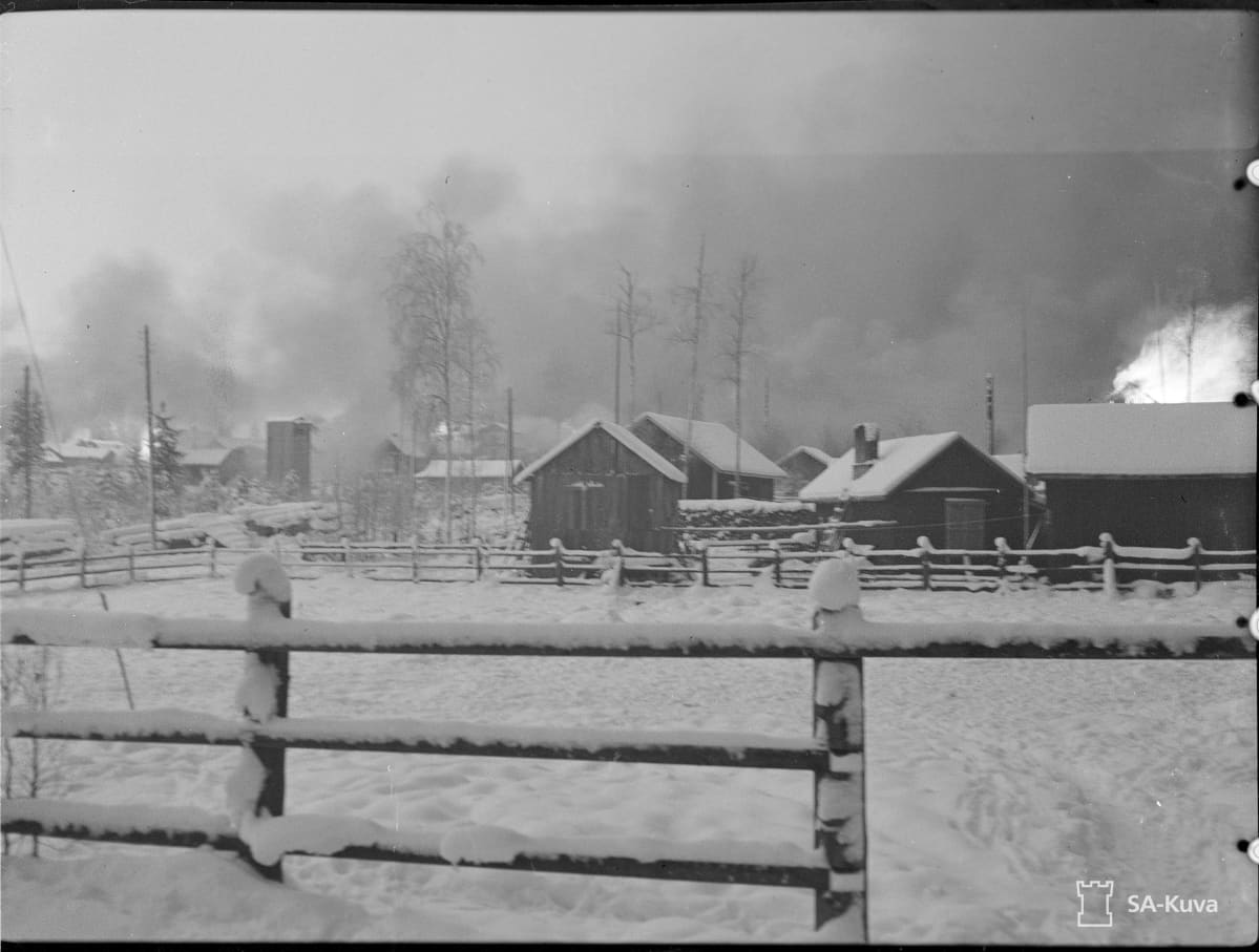 Suvilahti palaa 2.12.1939