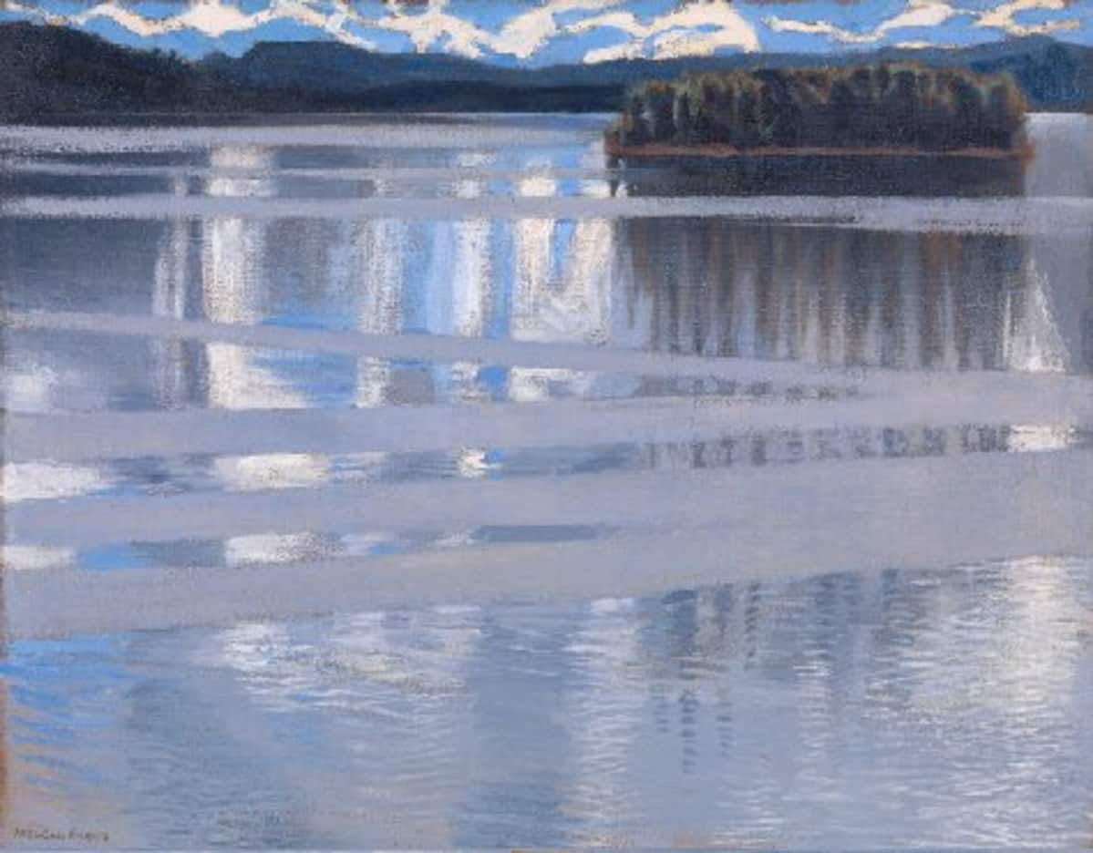 Yksi neljästä Keitele-maalauksesta on Gallen-Kallelan museon hallussa.
