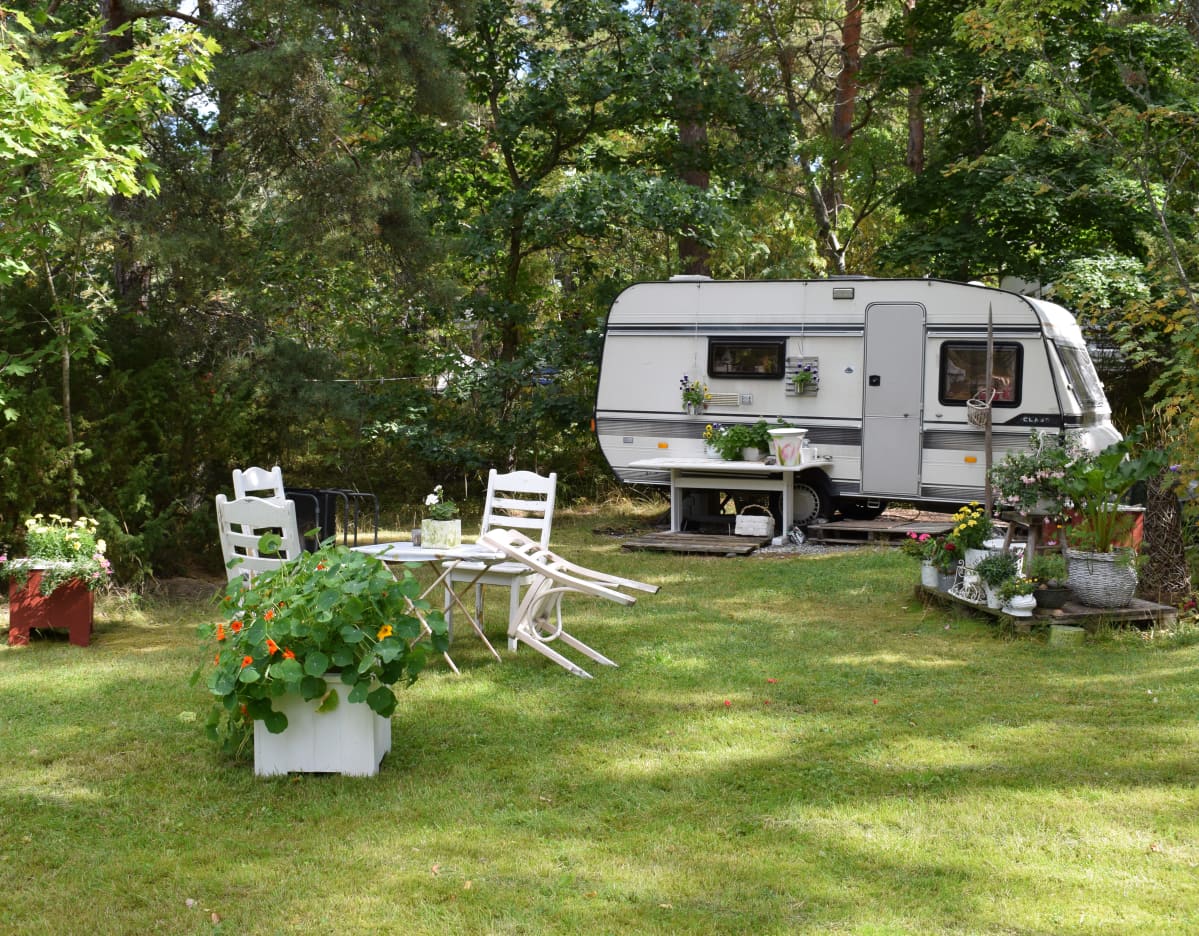 Matkailuvaunu, Turun Ruissalo Camping.