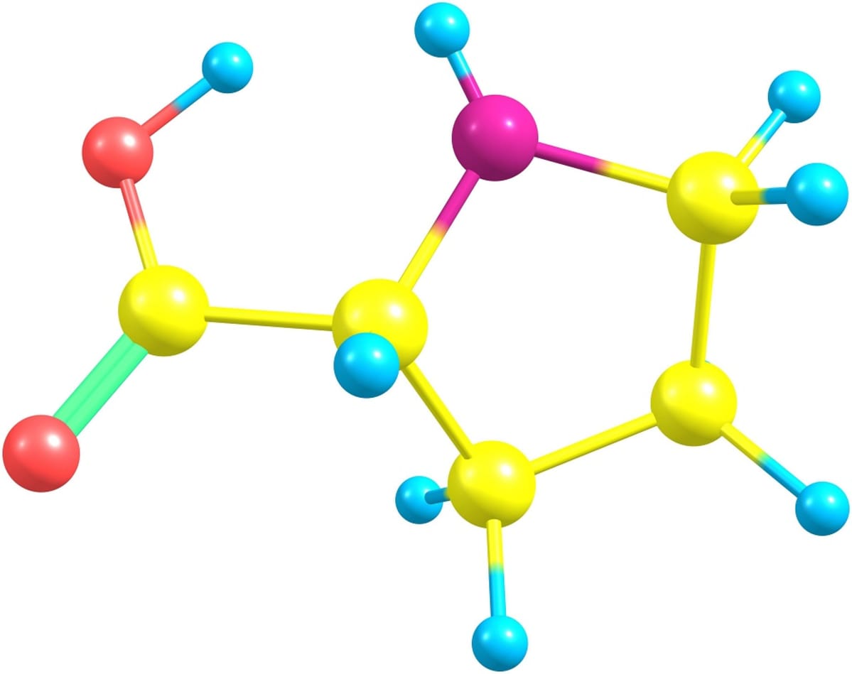 Proteiinin aminohappomalli 3D