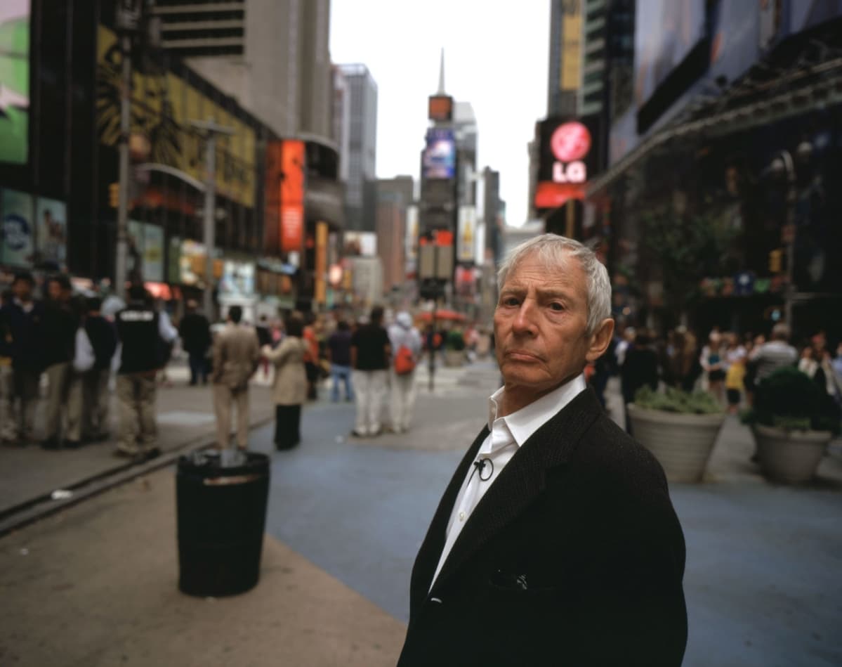 Robert Durst vid Times Square i New York