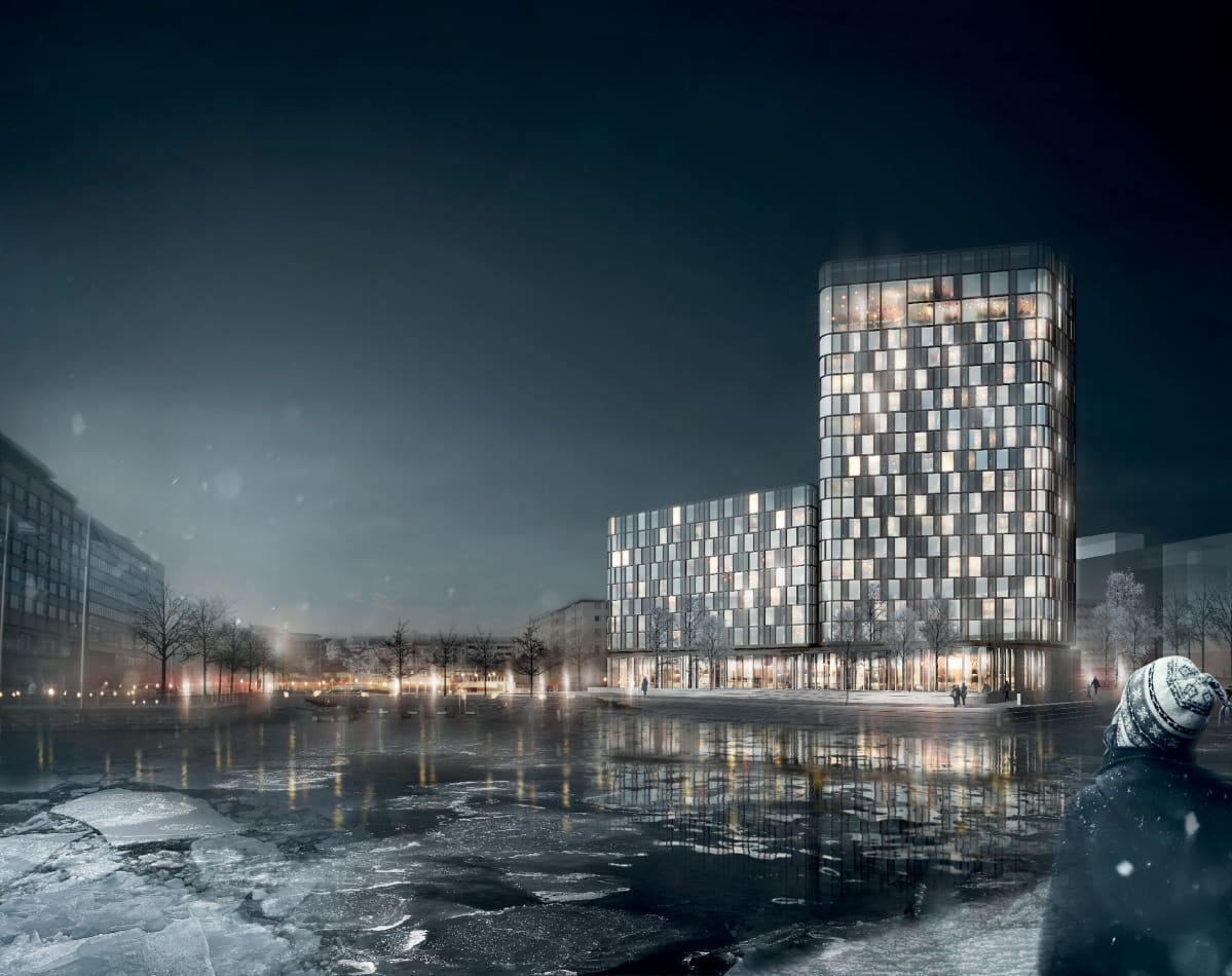 Arkktehtikipailuun tullut ehdotus 90723.