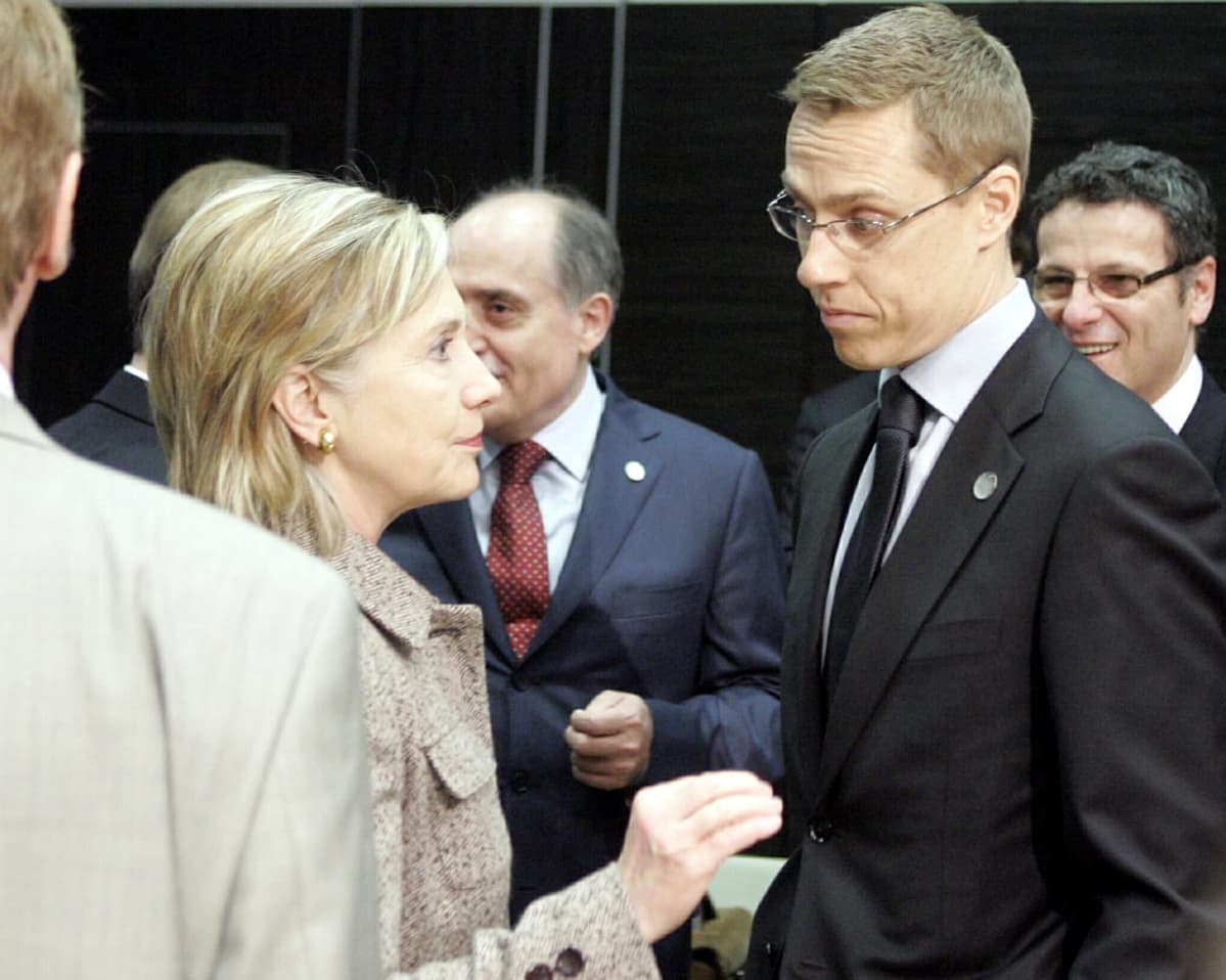 Hillary Clinton ja Alexander Stubb