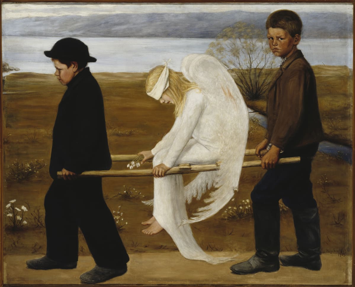 Hugo Simberg Haavoittunut enkeli (1903)