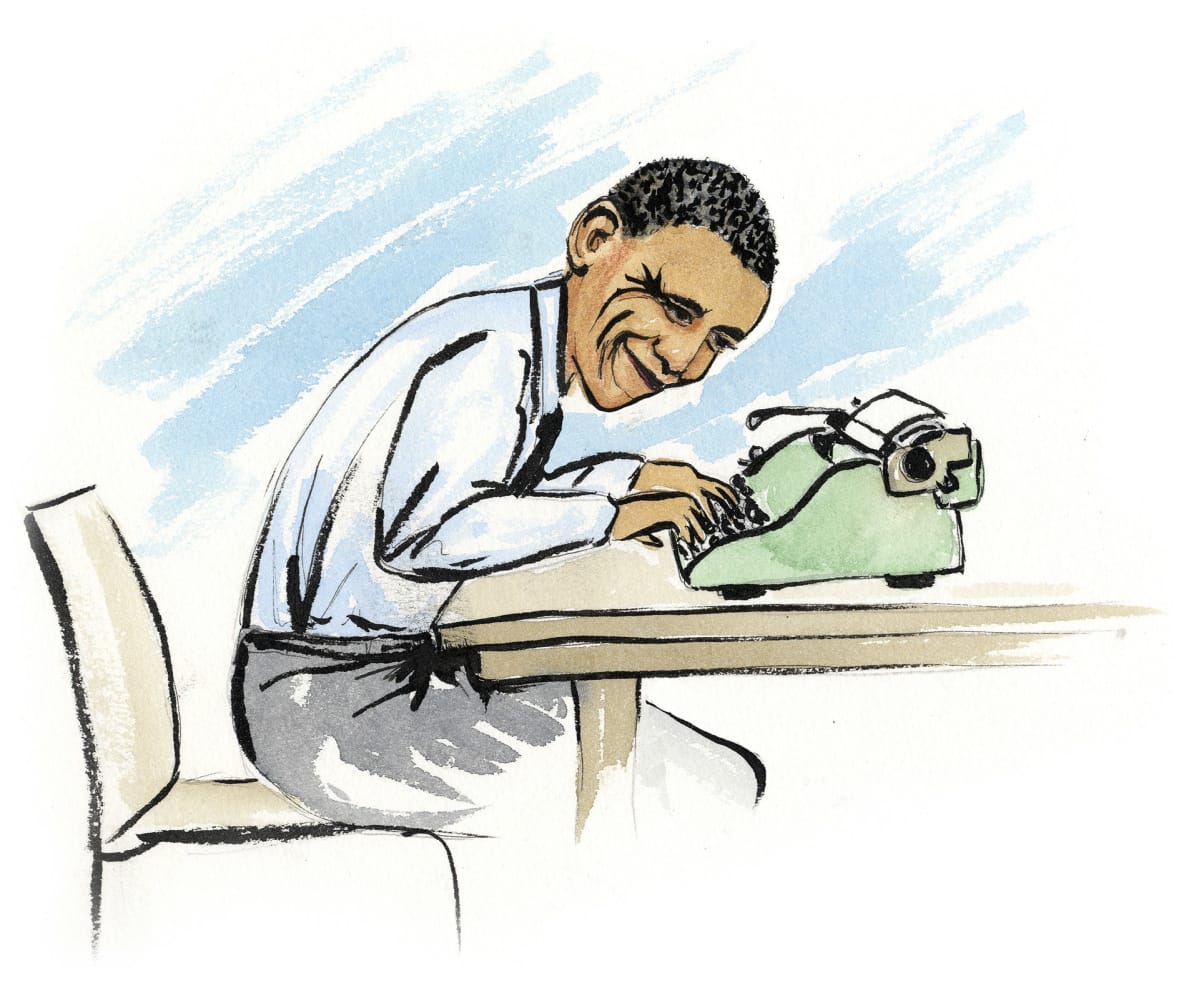 Barack Obama kirjoittaa muistelmiaan.