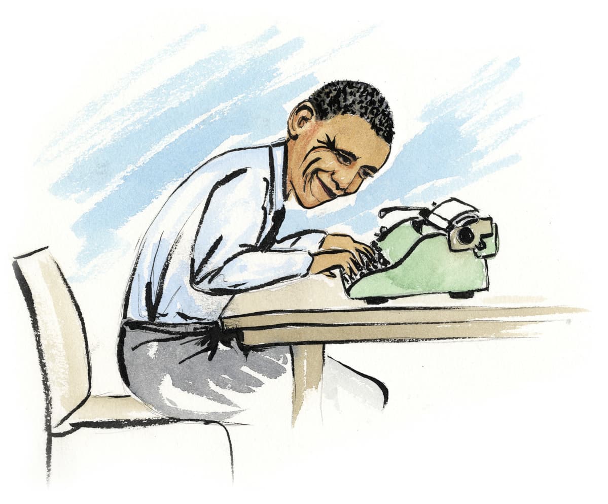 Barack Obama kirjoittaa muistelmiaan.