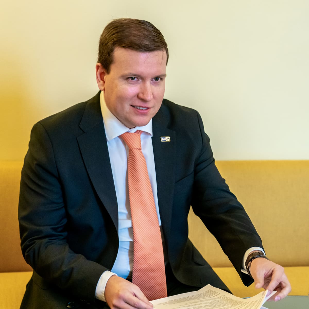 Kansanedustaja Ville Tavio.