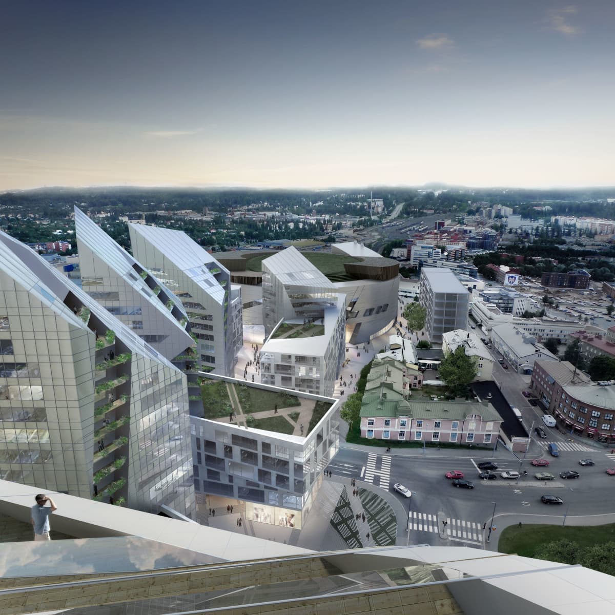 Tampere keskusareena havainnekuva