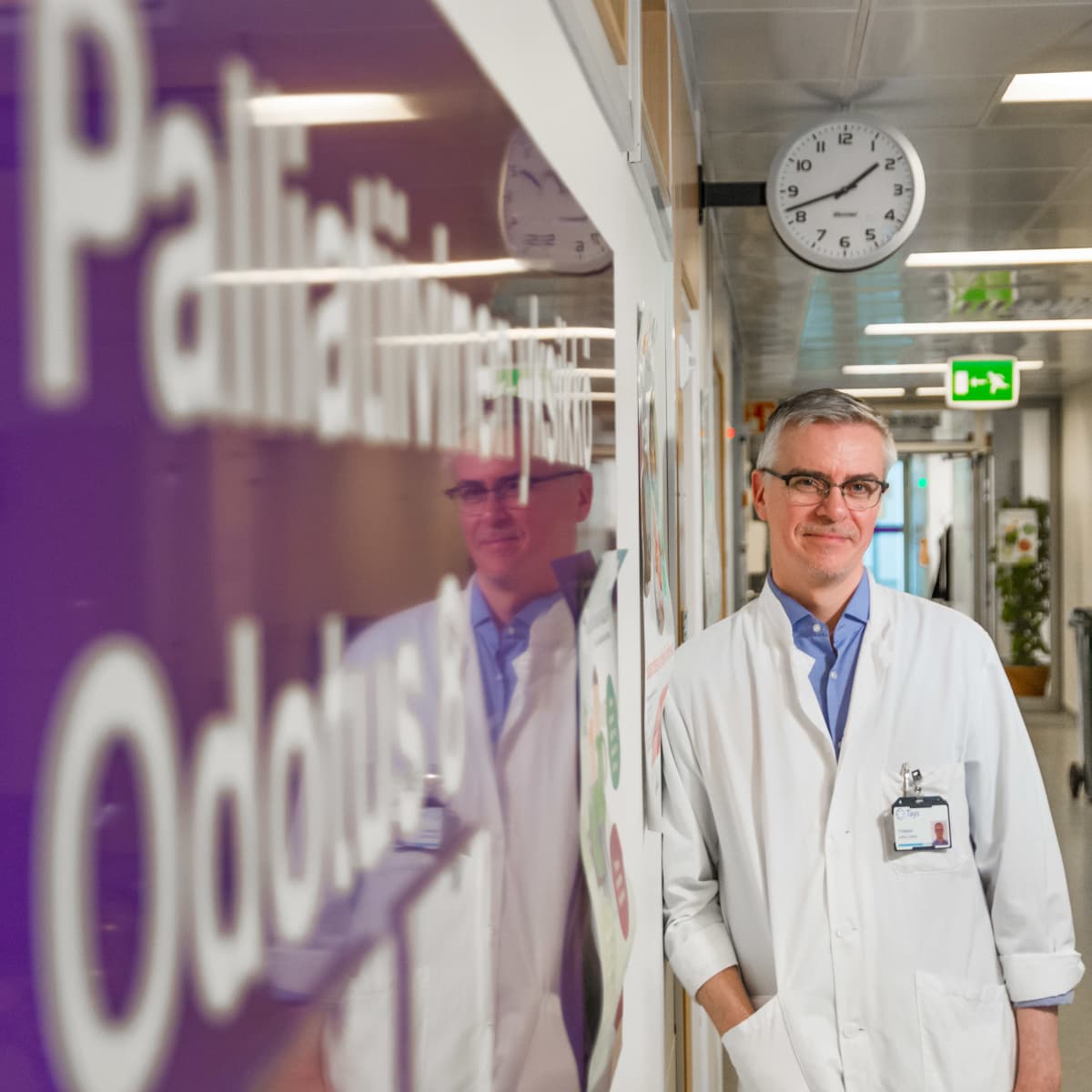 Taysin palliatiivisen yksikön ylilääkäri Juho Lehto