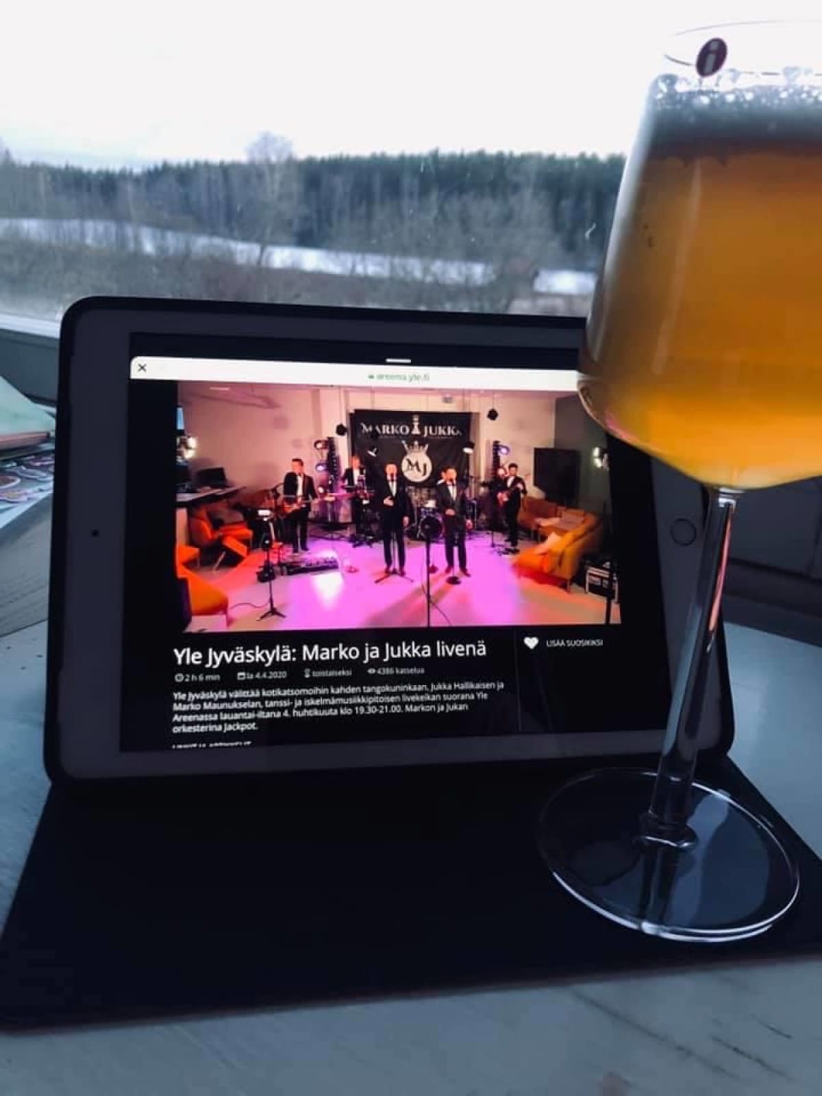 Markon ja Jukan keikka Yle Areenassa