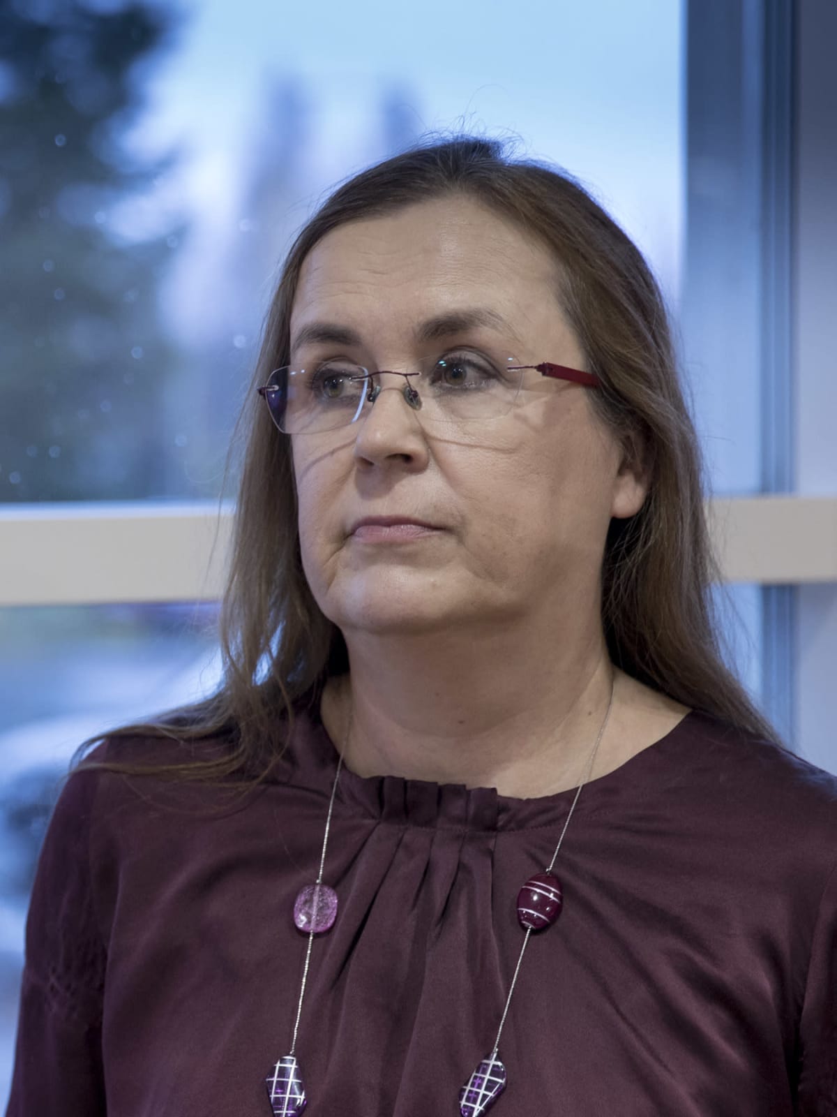 Kuvassa on Liikenneturvan yhteyspäällikkö Leena Piippa Jyväskylästä, lähikuva