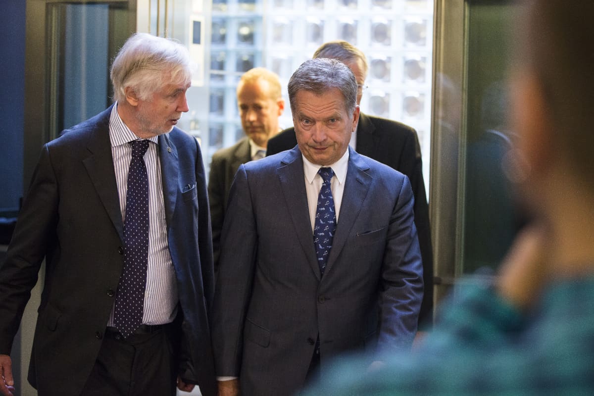 Erkki Tuomioja ja Sauli Niinistö.