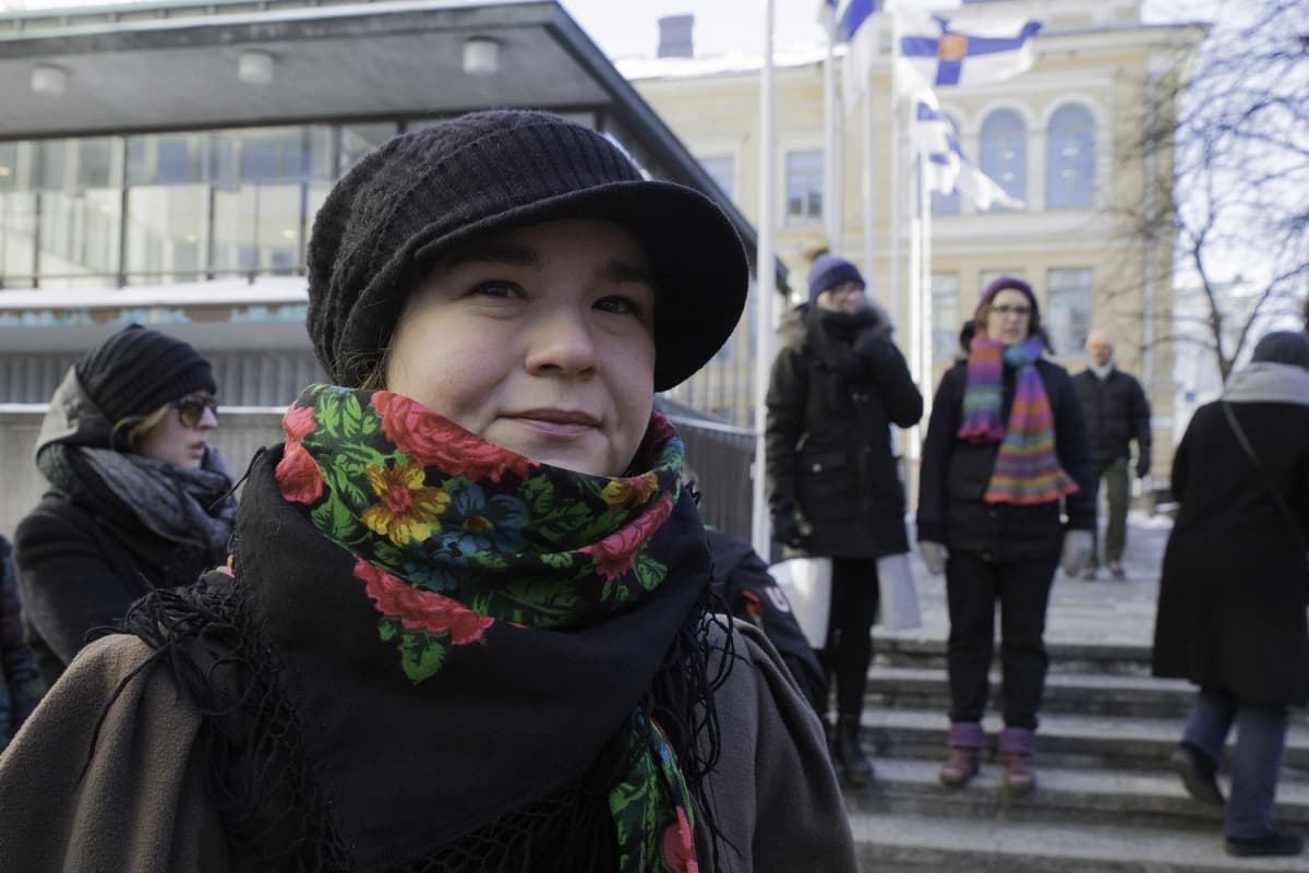 Yliopisto mielenosoitus.
