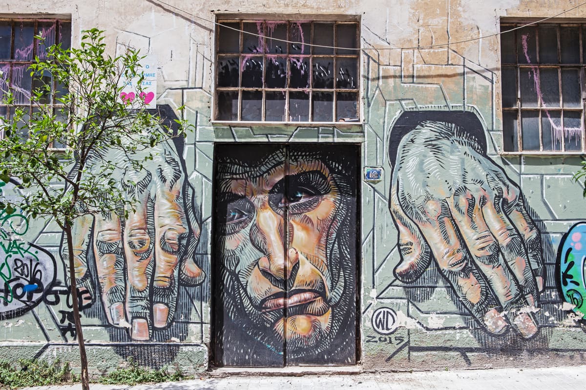 Graffiteja Ateenassa.