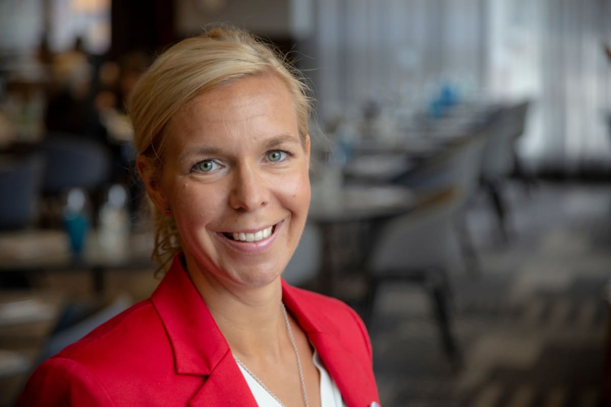 Hotelliketju Scandicin henkilöstöpäällikkö Emilia Sarkia.