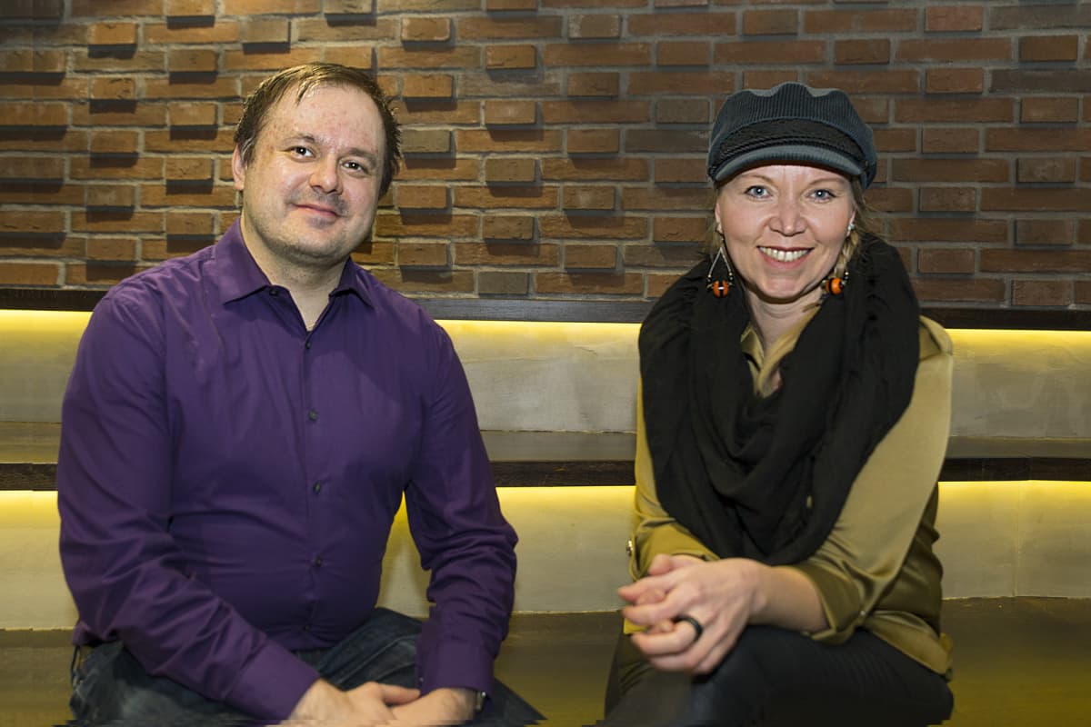 Lauri Eskelinen ja Riikka Ilves.