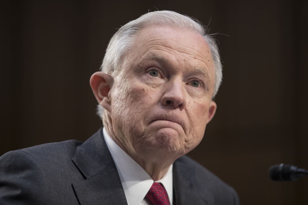 Jeff Sessions oli Yhdysvaltain oikeusministerinä vuosina 2017-2018.
