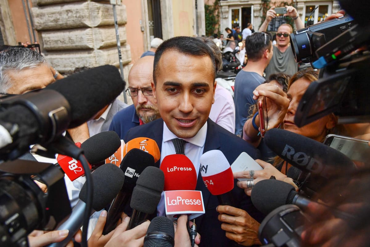 Viiden tähden liikkeen johtaja Luigi Di Maio