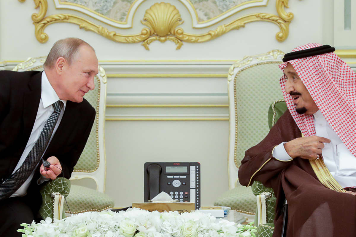 Vladimir Putin ja Salman bin Abdulaziz Al Saud