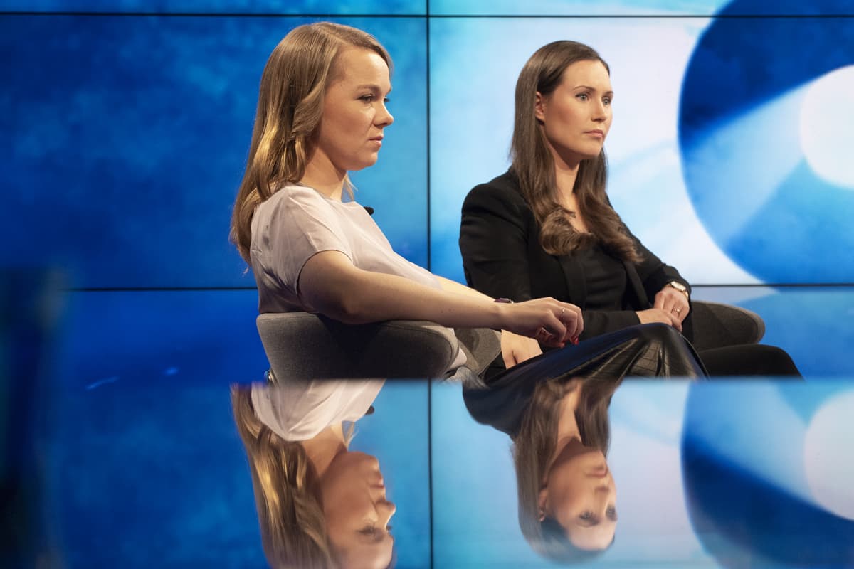 Marin ja Kulmuni tulivat tiistai-iltana Ylelle kohtaamaan toisensa studiokeskustelussa.