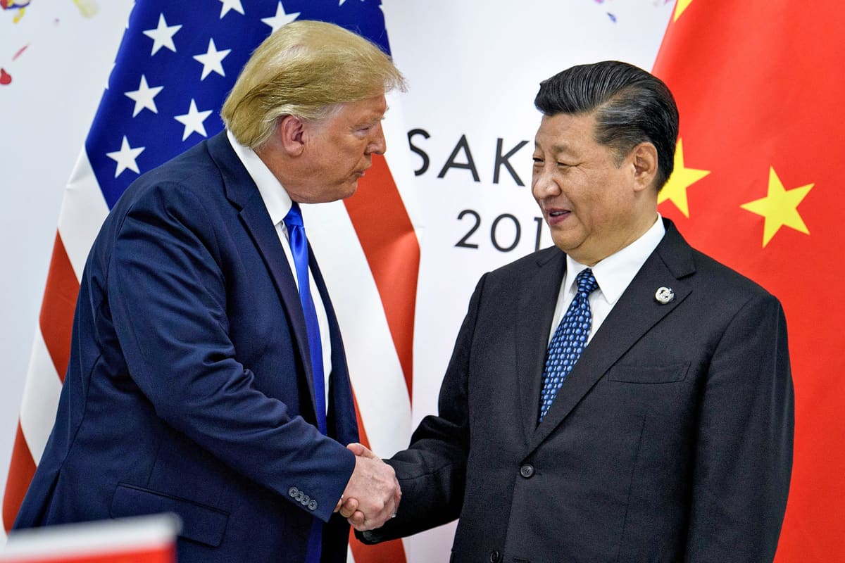 Donald Trump ja Xi Jinping.
