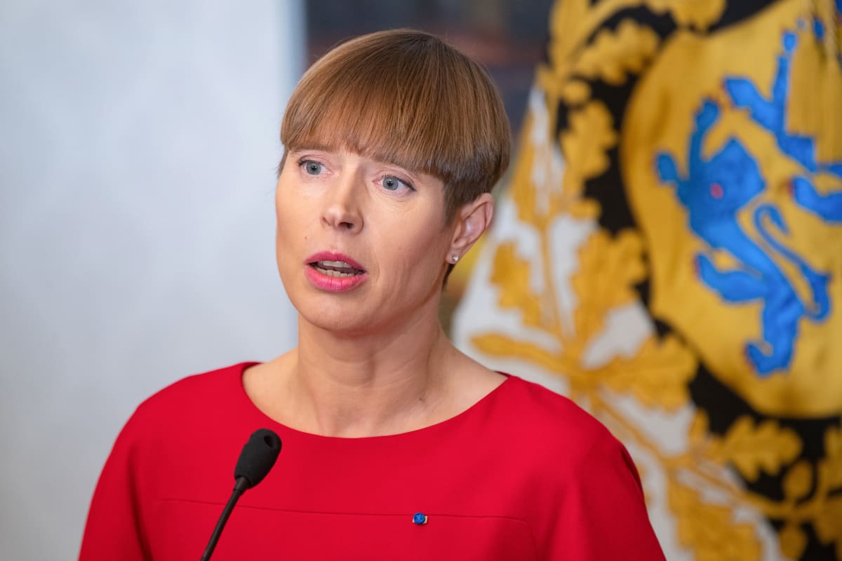 Viron presidentin Kersti Kaljulaid.