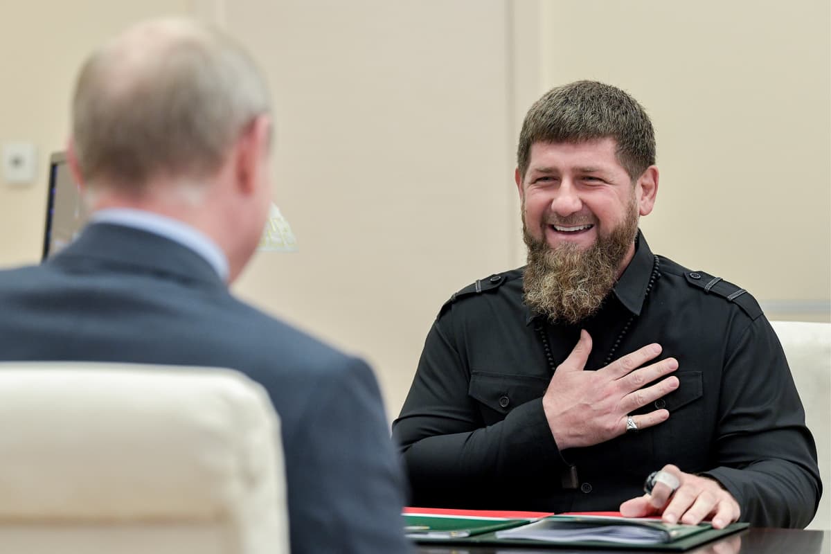 Vladimir Putin ja Ramzan Kadyrov.