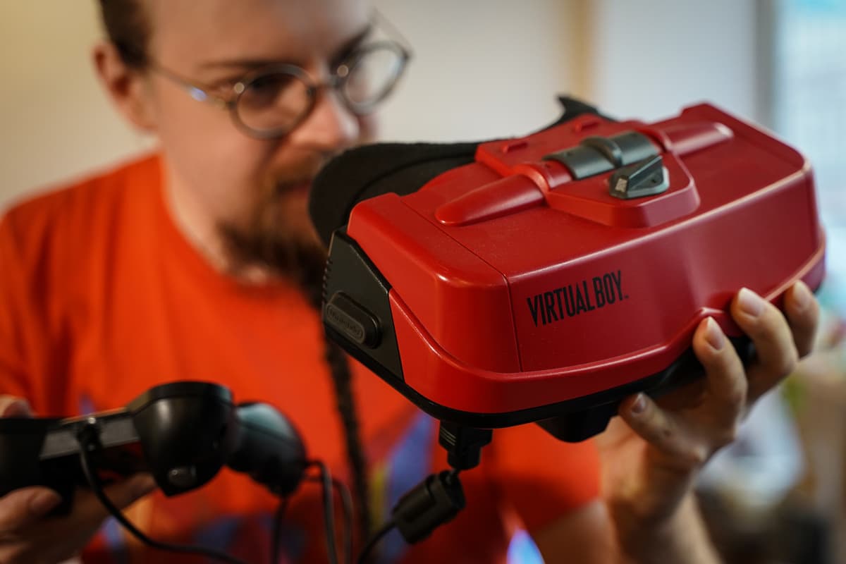 Virtual Boy, konsoli, pelaaminen
