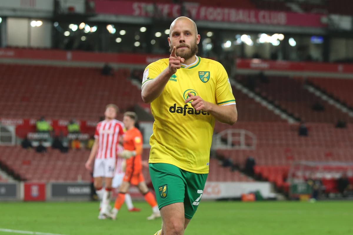 Teemu Pukki Jalleen Maalinjanoisena Norwich Hyokkaaja Osui Kahdesti Stokea Vastaan Yle Urheilu Yle Fi