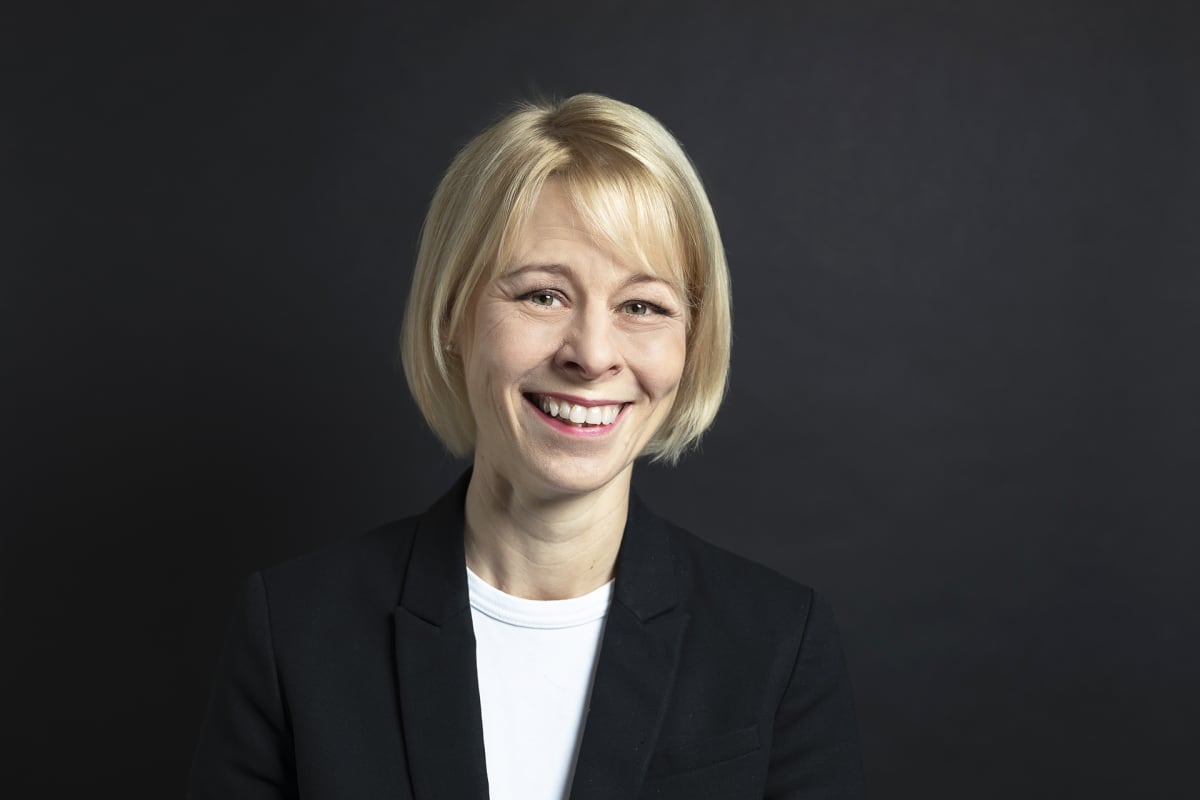 Alkon toimitusjohtaja Leena Laitinen.