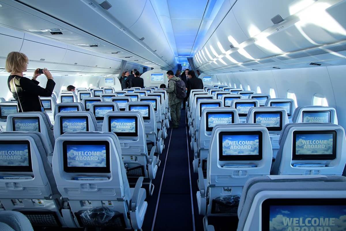A350 matkustamo
