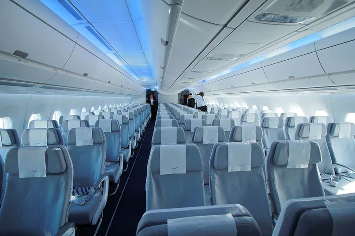 A350 matkustamo