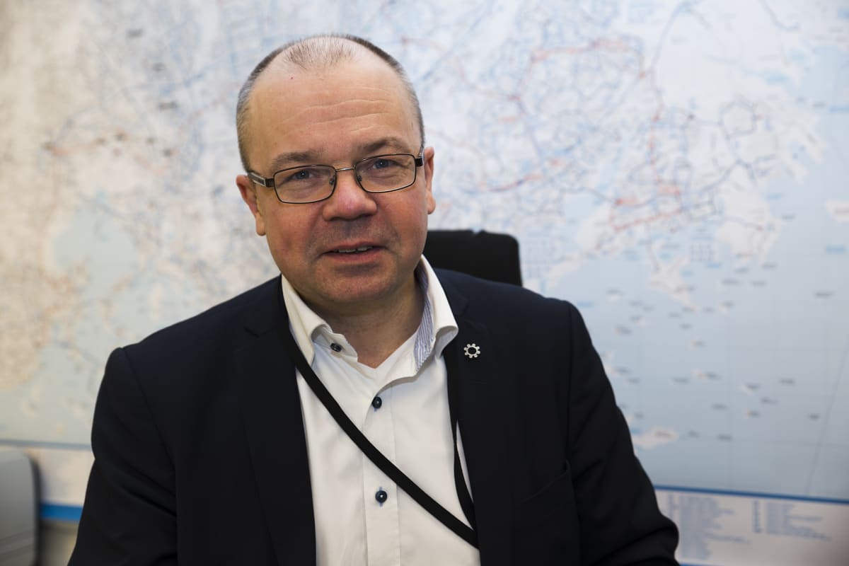 HSL:n joukkoliikenneosaston johtaja Tero Anttila