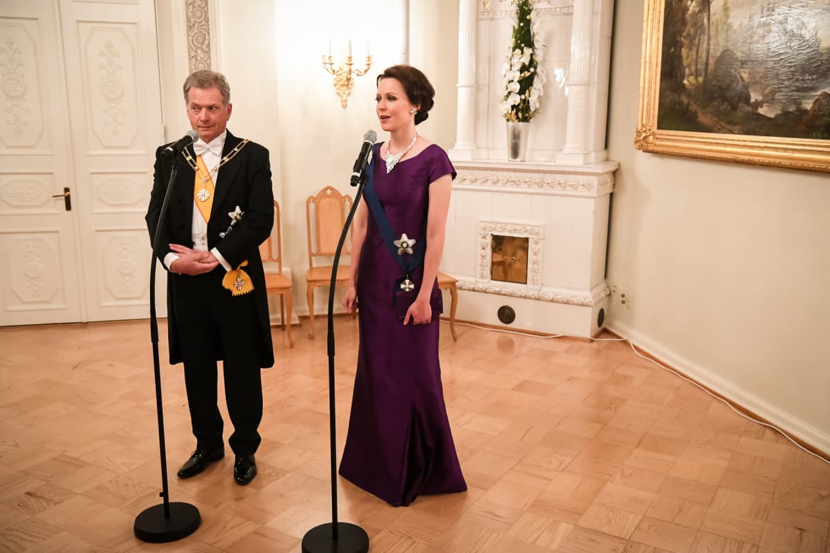 Sauli Niinistö ja Jenni Haukio.