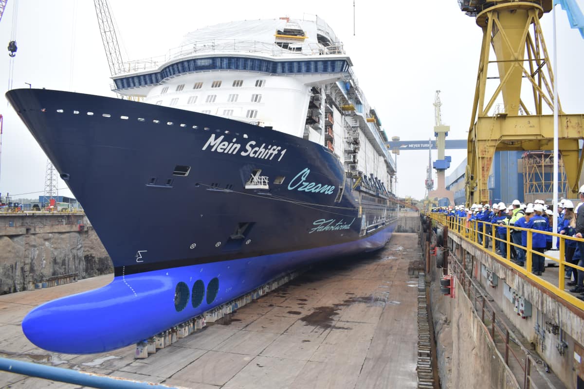 Telakan Työtahti Kiihtyy Turussa Uusi Mein Schiff 1